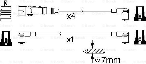 BOSCH 0 986 356 357 - Augstsprieguma vadu komplekts ps1.lv