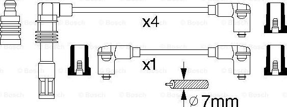 BOSCH 0 986 356 309 - Augstsprieguma vadu komplekts ps1.lv