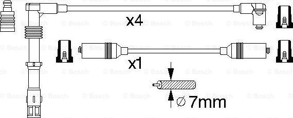 BOSCH 0 986 356 303 - Augstsprieguma vadu komplekts ps1.lv