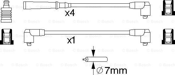 BOSCH 0 986 356 790 - Augstsprieguma vadu komplekts ps1.lv