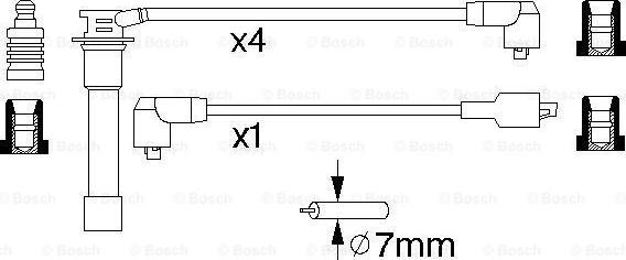 BOSCH 0 986 356 760 - Augstsprieguma vadu komplekts ps1.lv