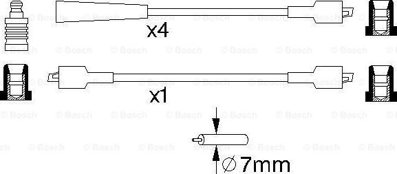 BOSCH 0 986 356 768 - Augstsprieguma vadu komplekts ps1.lv