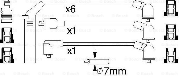 BOSCH 0 986 356 714 - Augstsprieguma vadu komplekts ps1.lv