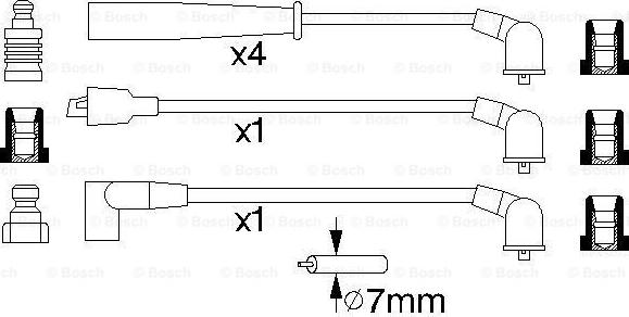 BOSCH 0 986 356 735 - Augstsprieguma vadu komplekts ps1.lv