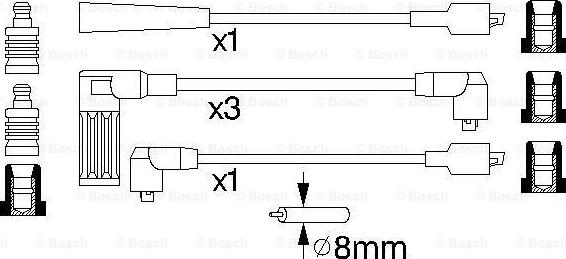 BOSCH 0 986 356 737 - Augstsprieguma vadu komplekts ps1.lv