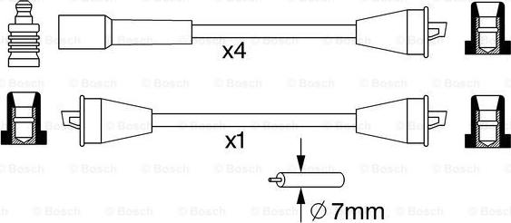 BOSCH 0 986 357 049 - Augstsprieguma vadu komplekts ps1.lv