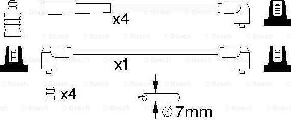 BOSCH 0 986 357 068 - Augstsprieguma vadu komplekts ps1.lv