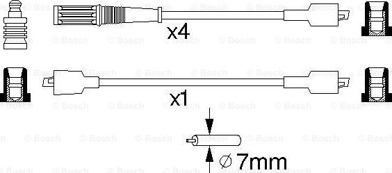 BOSCH 0 986 357 084 - Augstsprieguma vadu komplekts ps1.lv