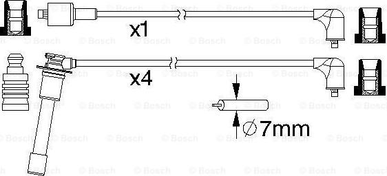 BOSCH 0 986 357 194 - Augstsprieguma vadu komplekts ps1.lv