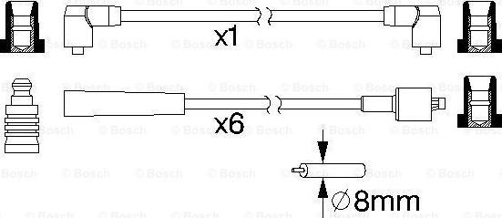 BOSCH 0 986 357 164 - Augstsprieguma vadu komplekts ps1.lv