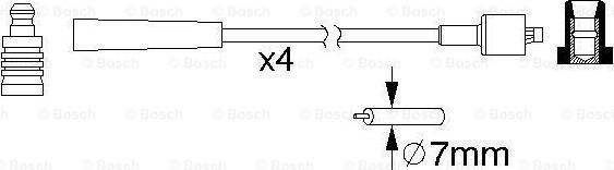 BOSCH 0 986 357 165 - Augstsprieguma vadu komplekts ps1.lv