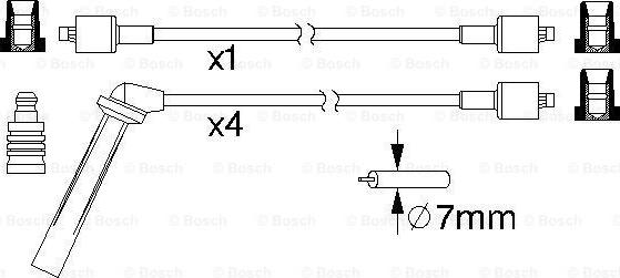 BOSCH 0 986 357 161 - Augstsprieguma vadu komplekts ps1.lv