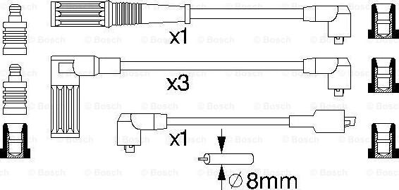 BOSCH 0 986 357 119 - Augstsprieguma vadu komplekts ps1.lv