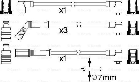 BOSCH 0 986 357 183 - Augstsprieguma vadu komplekts ps1.lv