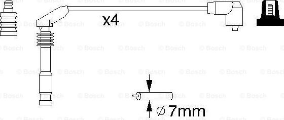 BOSCH 0 986 357 126 - Augstsprieguma vadu komplekts ps1.lv