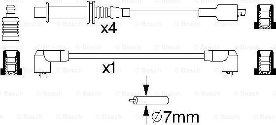 BOSCH 0 986 357 121 - Augstsprieguma vadu komplekts ps1.lv