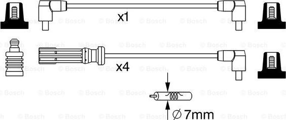 BOSCH 0 986 357 244 - Augstsprieguma vadu komplekts ps1.lv