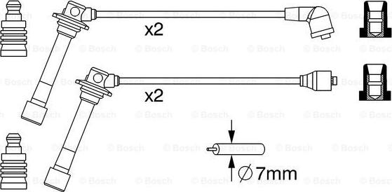 BOSCH 0 986 357 241 - Augstsprieguma vadu komplekts ps1.lv