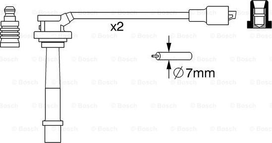 BOSCH 0 986 357 263 - Augstsprieguma vadu komplekts ps1.lv