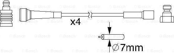 BOSCH 0 986 357 210 - Augstsprieguma vadu komplekts ps1.lv