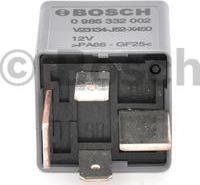 BOSCH 0 986 332 002 - Relejs, Darba strāva ps1.lv