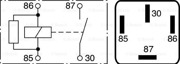 BOSCH 0 986 332 072 - Relejs, Skaņas signāls ps1.lv