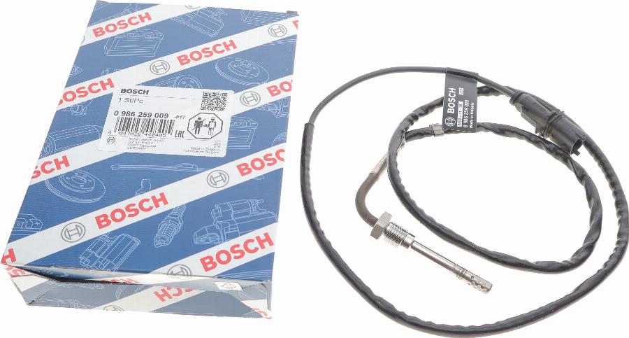 BOSCH 0 986 259 009 - Devējs, Izplūdes gāzu temperatūra ps1.lv