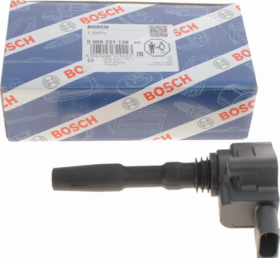 BOSCH 0 986 221 138 - Aizdedzes spole ps1.lv