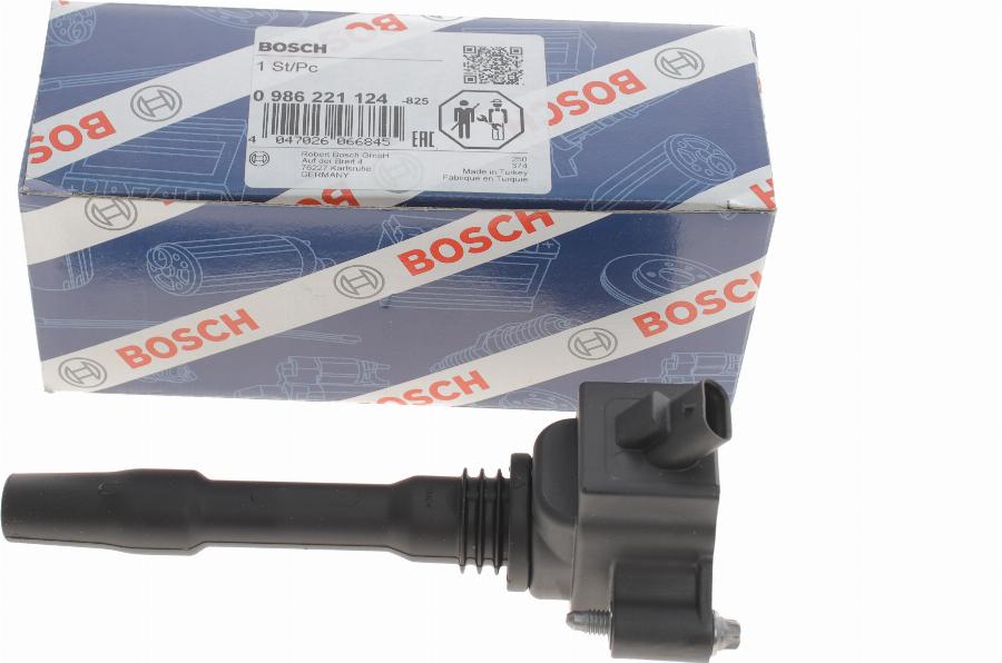 BOSCH 0 986 221 124 - Aizdedzes spole ps1.lv