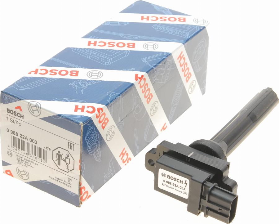 BOSCH 0 986 22A 003 - Aizdedzes spole ps1.lv