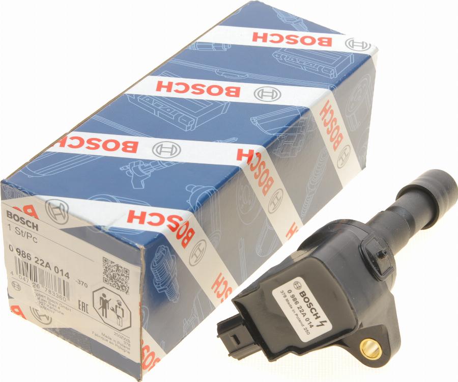 BOSCH 0 986 22A 014 - Aizdedzes spole ps1.lv