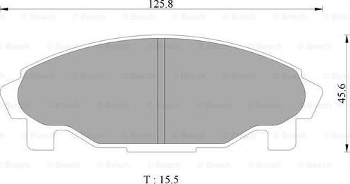 BOSCH 0 986 AB9 064 - Bremžu uzliku kompl., Disku bremzes ps1.lv