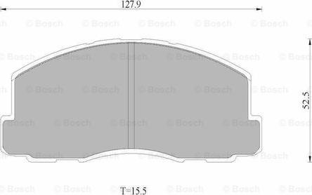 BOSCH 0 986 AB9 003 - Bremžu uzliku kompl., Disku bremzes ps1.lv