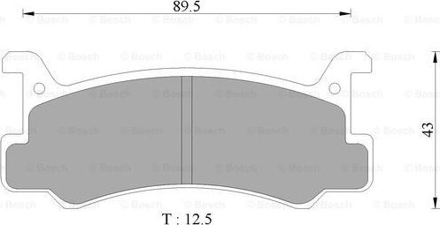 BOSCH 0 986 AB9 007 - Bremžu uzliku kompl., Disku bremzes ps1.lv