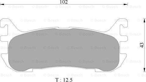 BOSCH 0 986 AB9 070 - Bremžu uzliku kompl., Disku bremzes ps1.lv