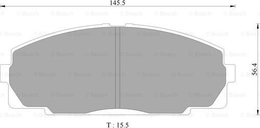 BOSCH 0 986 AB9 142 - Bremžu uzliku kompl., Disku bremzes ps1.lv