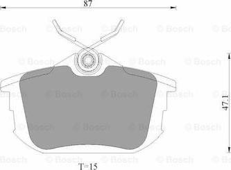 BOSCH 0 986 AB9 349 - Bremžu uzliku kompl., Disku bremzes ps1.lv