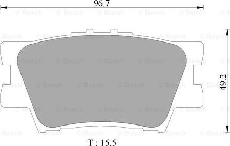 BOSCH 0 986 AB9 362 - Bremžu uzliku kompl., Disku bremzes ps1.lv