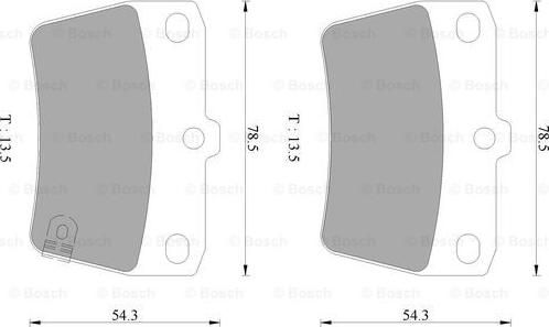 BOSCH 0 986 AB9 293 - Bremžu uzliku kompl., Disku bremzes ps1.lv