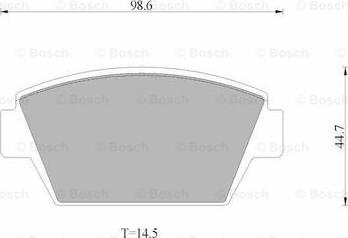 BOSCH 0 986 AB9 249 - Bremžu uzliku kompl., Disku bremzes ps1.lv