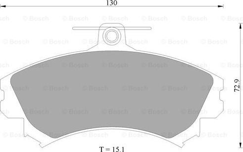 BOSCH 0 986 AB4 551 - Bremžu uzliku kompl., Disku bremzes ps1.lv