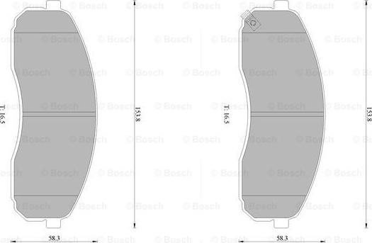 BOSCH 0 986 AB1 440 - Bremžu uzliku kompl., Disku bremzes ps1.lv