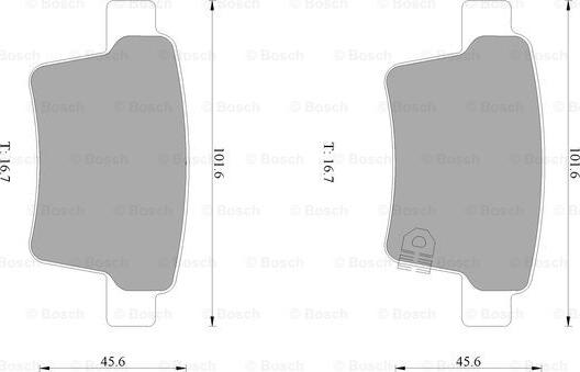 BOSCH 0 986 AB1 001 - Bremžu uzliku kompl., Disku bremzes ps1.lv