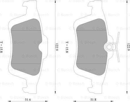 BOSCH 0 986 AB1 194 - Bremžu uzliku kompl., Disku bremzes ps1.lv