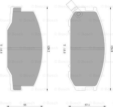 BOSCH 0 986 AB2 471 - Bremžu uzliku kompl., Disku bremzes ps1.lv