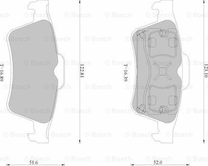 BOSCH 0 986 AB2 530 - Bremžu uzliku kompl., Disku bremzes ps1.lv