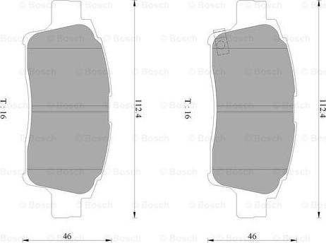 BOSCH 0 986 AB2 659 - Bremžu uzliku kompl., Disku bremzes ps1.lv