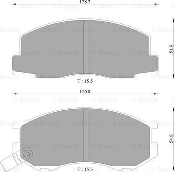 BOSCH 0 986 AB2 049 - Bremžu uzliku kompl., Disku bremzes ps1.lv