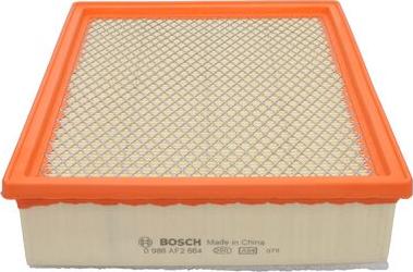 BOSCH 0 986 AF2 664 - Gaisa filtrs ps1.lv