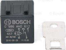 BOSCH 0 986 AH0 612 - Relejs, Darba strāva ps1.lv